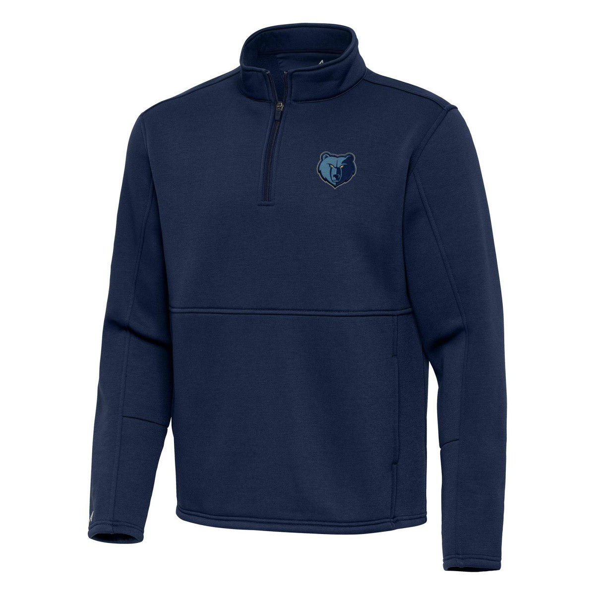NBA Memphis Grizzlies Antigua Twist Quarter-Zip Pullover Top - Navy cheap