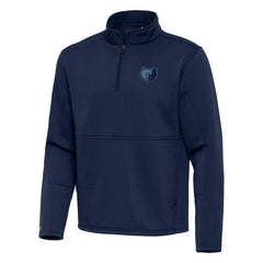 NBA Memphis Grizzlies Antigua Twist Quarter-Zip Pullover Top - Navy cheap