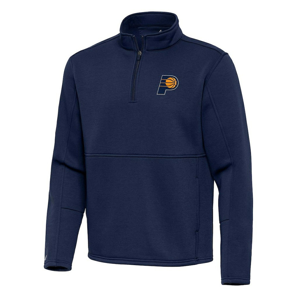 NBA Indiana Pacers Antigua Twist Quarter-Zip Pullover Top - Navy outlet