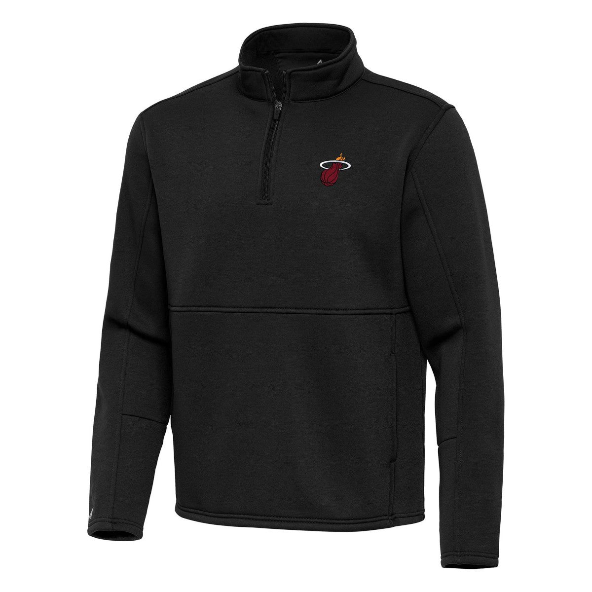 NBA Miami Heat Antigua Twist Quarter-Zip Pullover Top - Black online