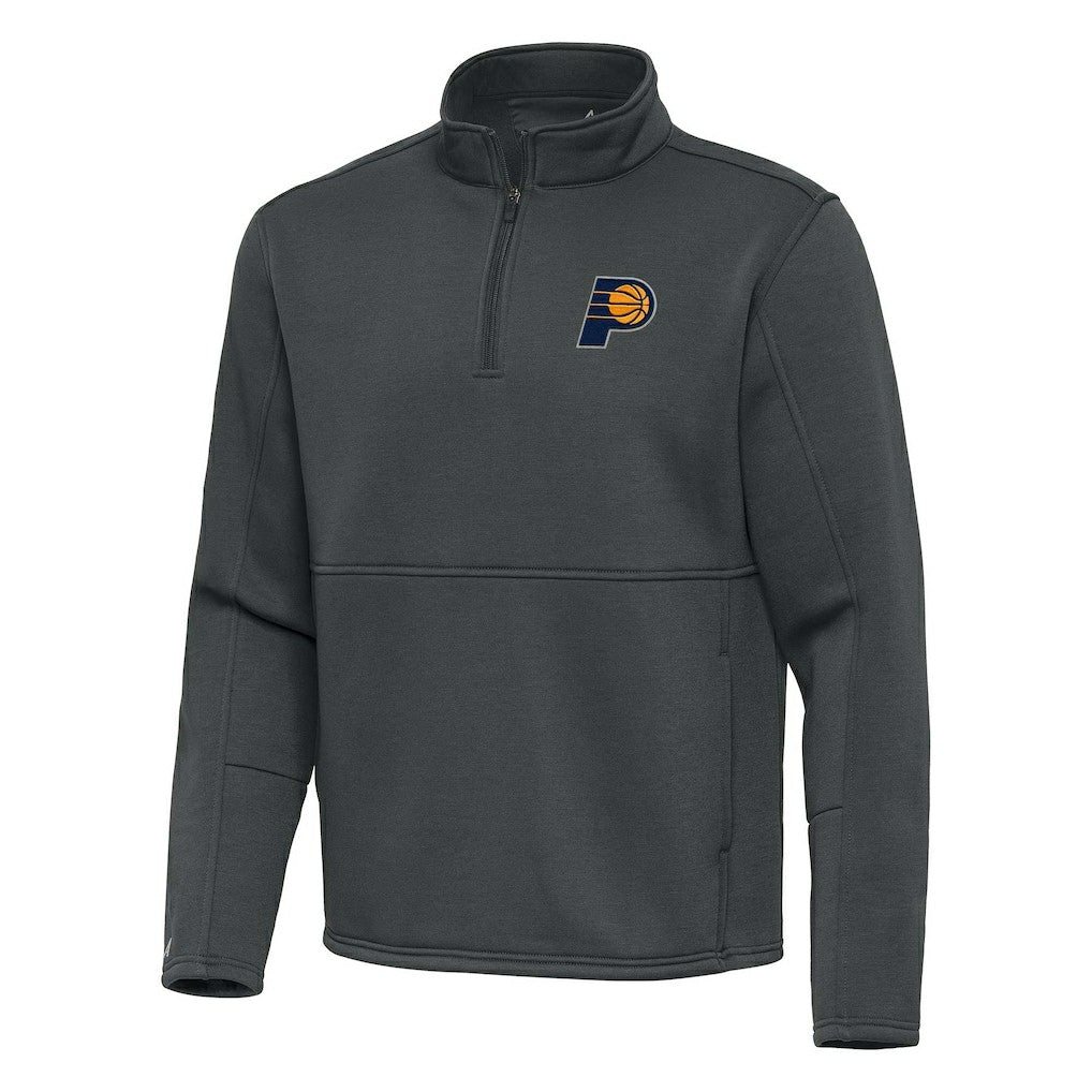 NBA Indiana Pacers Antigua Twist Quarter-Zip Pullover Top - Pewter cheap