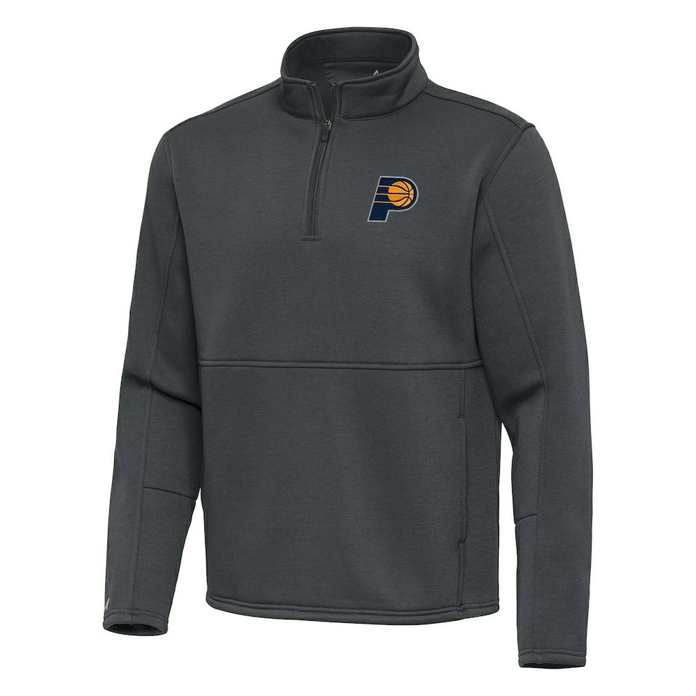 NBA Indiana Pacers Antigua Twist Quarter-Zip Pullover Top - Pewter cheap