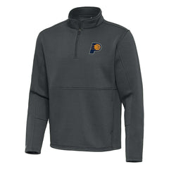 NBA Indiana Pacers Antigua Twist Quarter-Zip Pullover Top - Pewter cheap