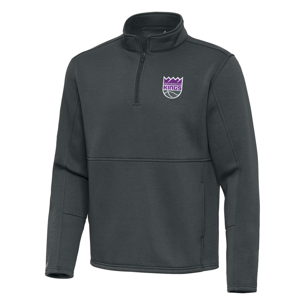 NBA Sacramento Kings Antigua Twist Quarter-Zip Pullover Top - Pewter outlet