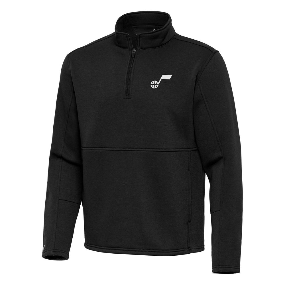 NBA Utah Jazz Antigua Twist Quarter-Zip Pullover Top - Black discount