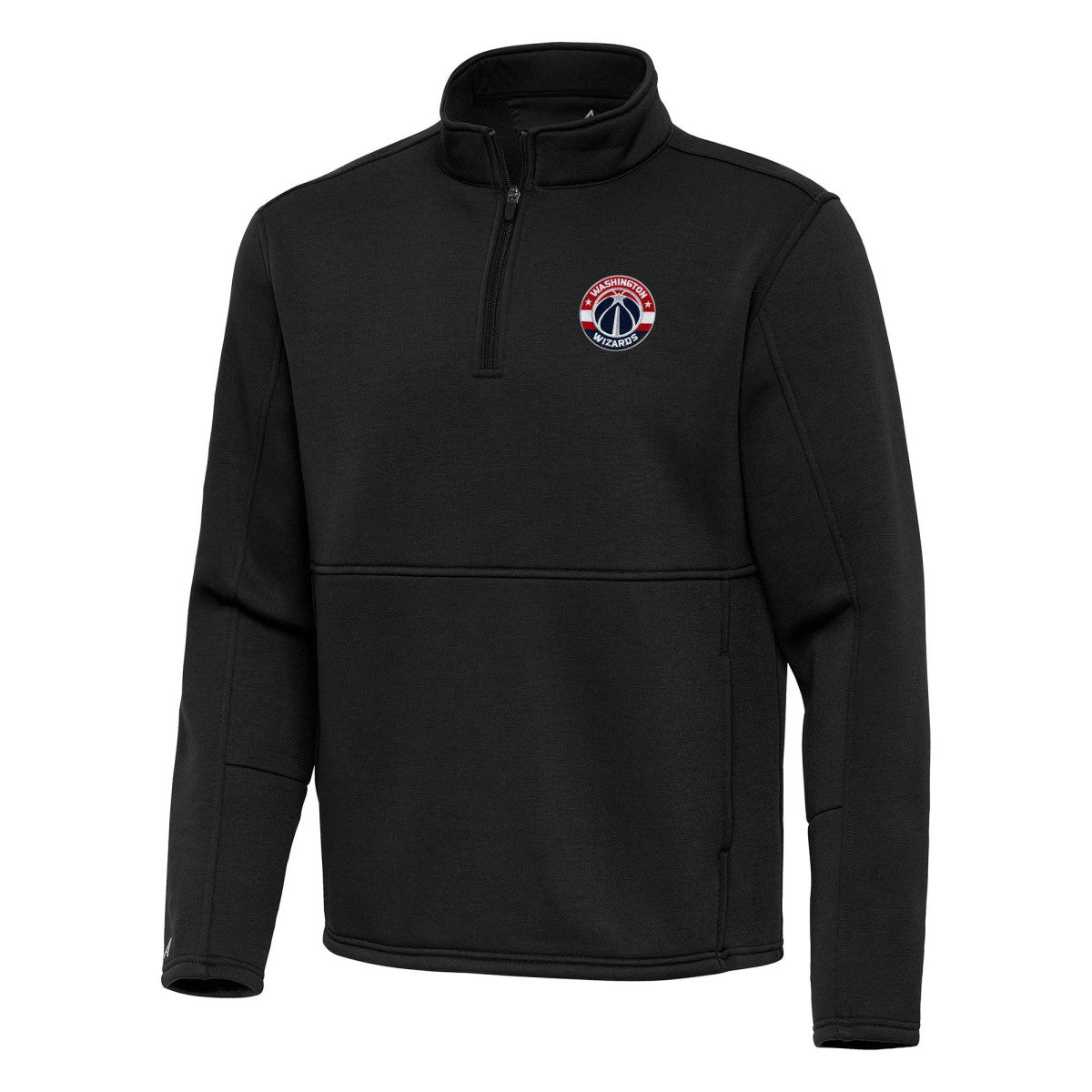 NBA Washington Wizards Antigua Twist Quarter-Zip Pullover Top - Black outlet
