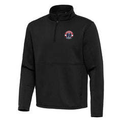NBA Washington Wizards Antigua Twist Quarter-Zip Pullover Top - Black outlet