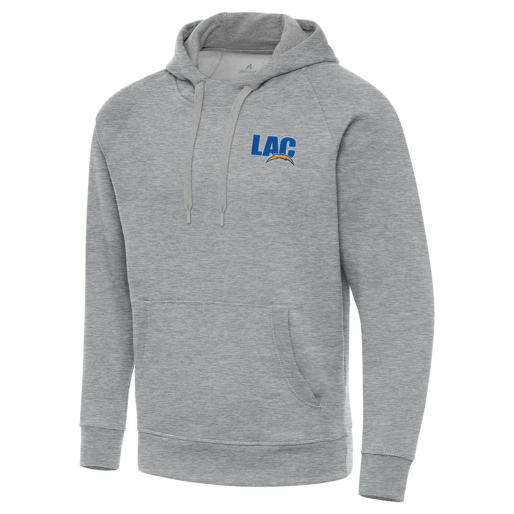 Men's  Antigua Victory Pullover Hoodie - Los Angeles Chargers