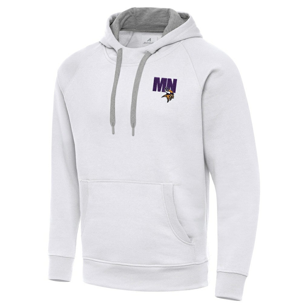 Men's  Antigua Victory Pullover Hoodie - Minnesota Vikings