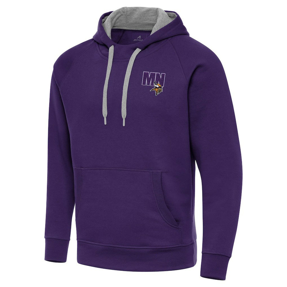 Men's  Antigua Victory Pullover Hoodie - Minnesota Vikings