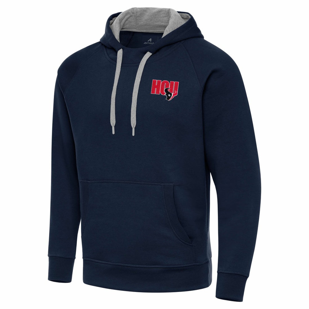 Men's  Antigua Victory Pullover Hoodie - Houston Texans