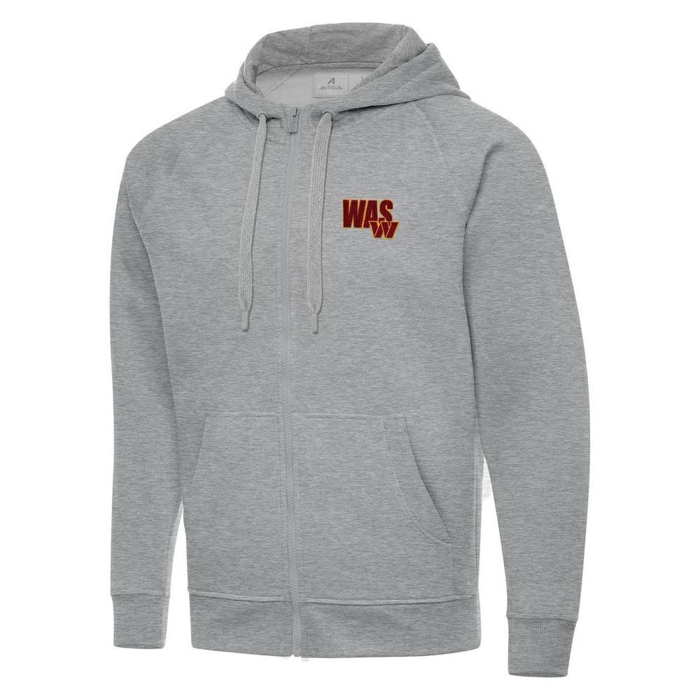 Men's  Antigua Victory Full-Zip Hoodie - Washington Commanders