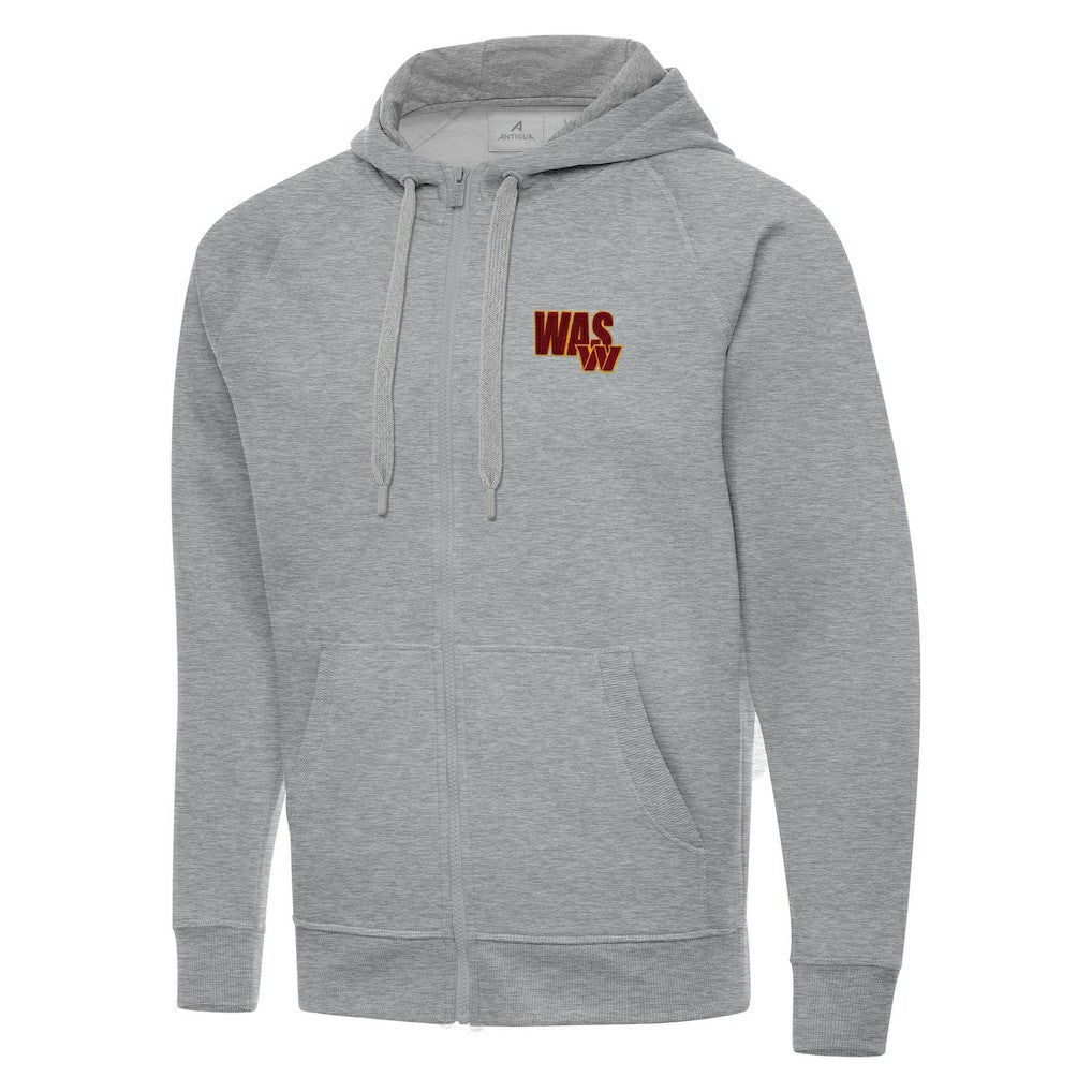 Men's  Antigua Victory Full-Zip Hoodie - Washington Commanders