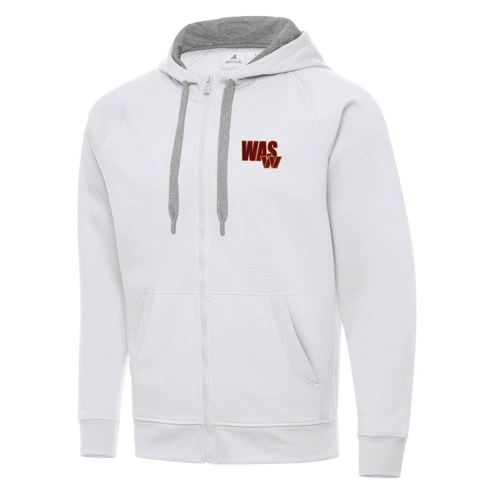 Men's  Antigua Victory Full-Zip Hoodie - Washington Commanders