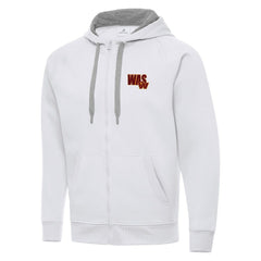 Men's  Antigua Victory Full-Zip Hoodie - Washington Commanders
