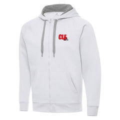 Men's  Antigua Victory Full-Zip Hoodie - Cleveland Browns