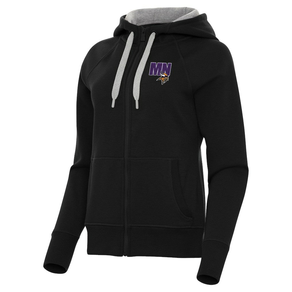 Antigua Women's Victory Full-Zip Hoodie - Minnesota Vikings