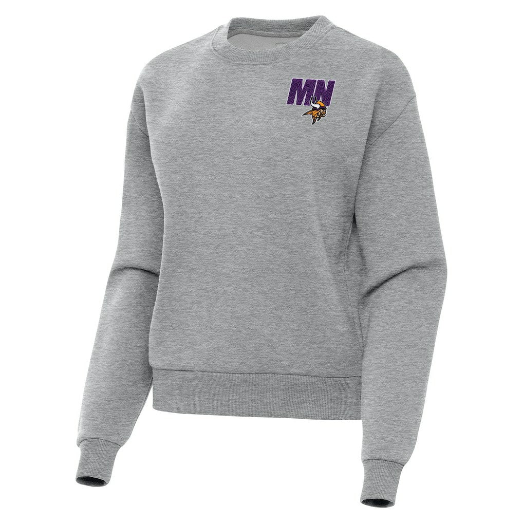 Antigua Women's Victory Pullover Sweatshirt - Minnesota Vikings