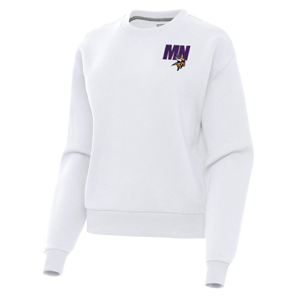 Antigua Women's Victory Pullover Sweatshirt - Minnesota Vikings