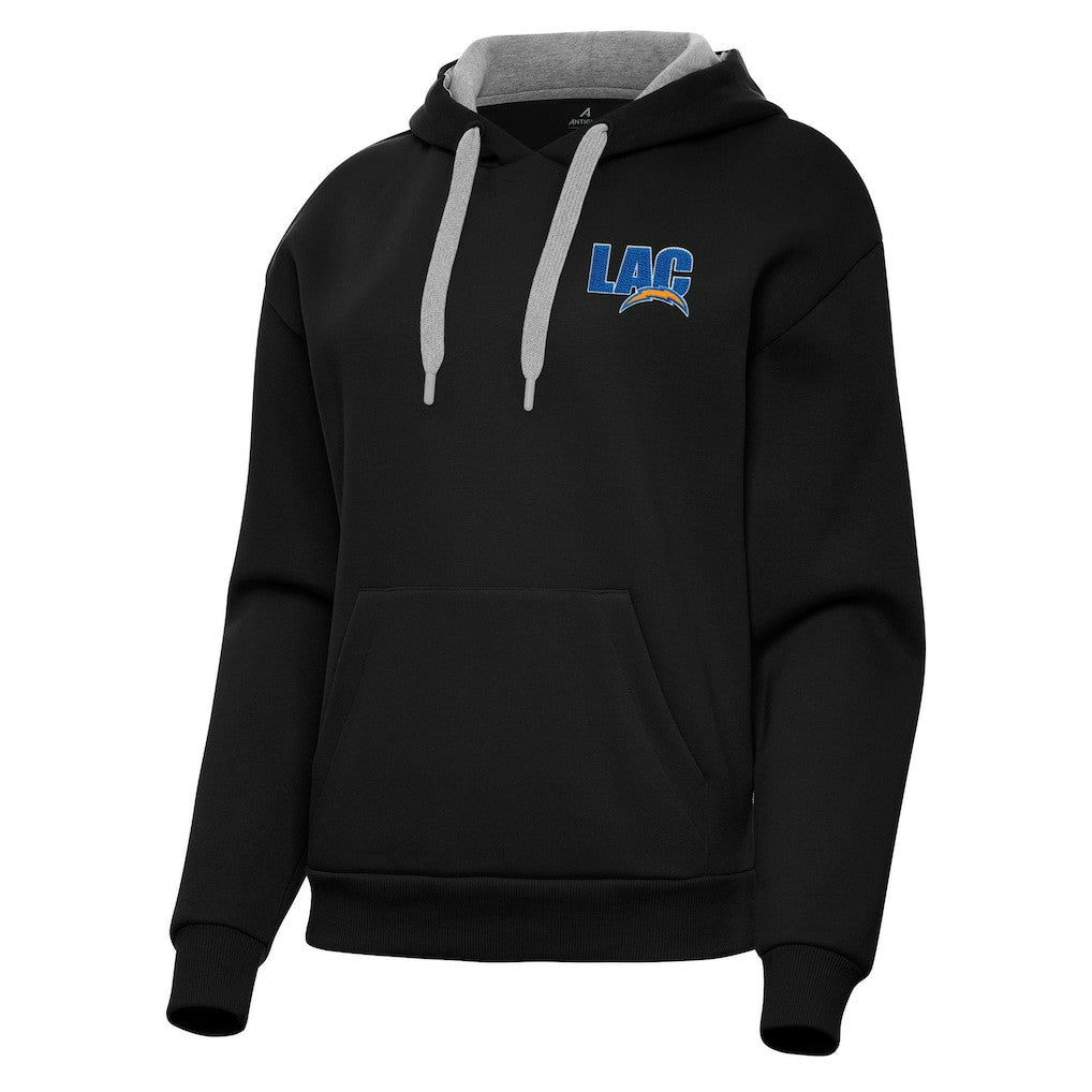 Antigua Women's Victory Pullover Hoodie - Los Angeles Chargers