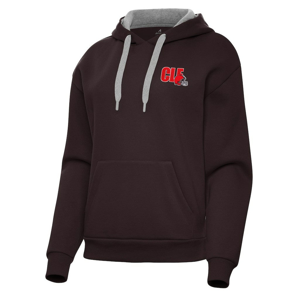 Antigua Women's Victory Pullover Hoodie - Cleveland Browns