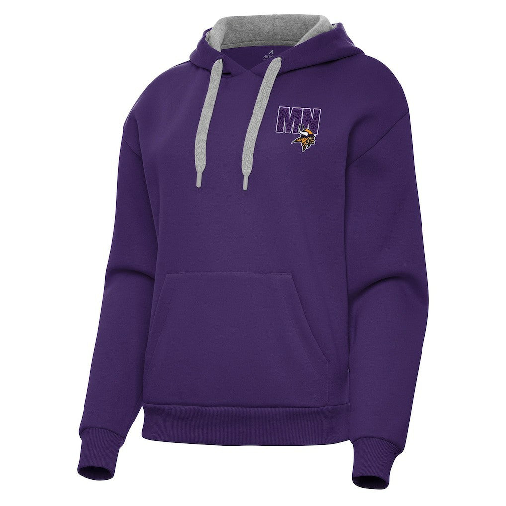 Antigua Women's Victory Pullover Hoodie - Minnesota Vikings