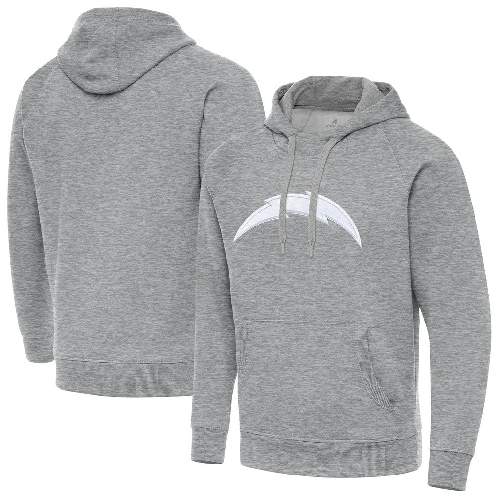 Antigua Victory Pullover Hoodie - Los Angeles Chargers