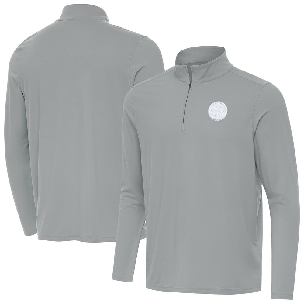Men's Antigua Intent Quarter-Zip Jacket - Pittsburgh Steelers