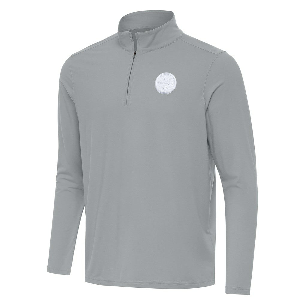 Men's Antigua Intent Quarter-Zip Jacket - Pittsburgh Steelers