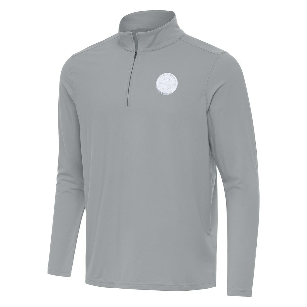 Men's Antigua Intent Quarter-Zip Jacket - Pittsburgh Steelers