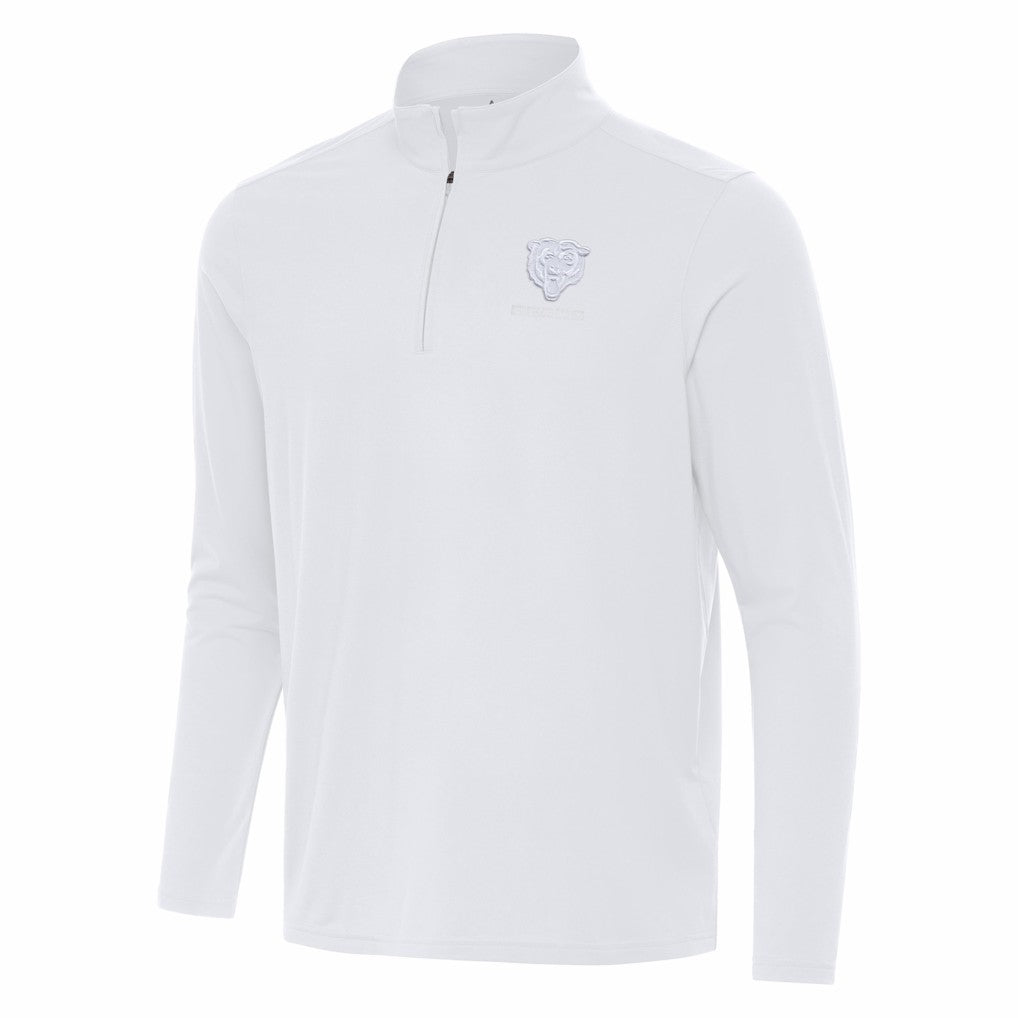 Antigua Intent Quarter-Zip Jacket - Chicago Bears