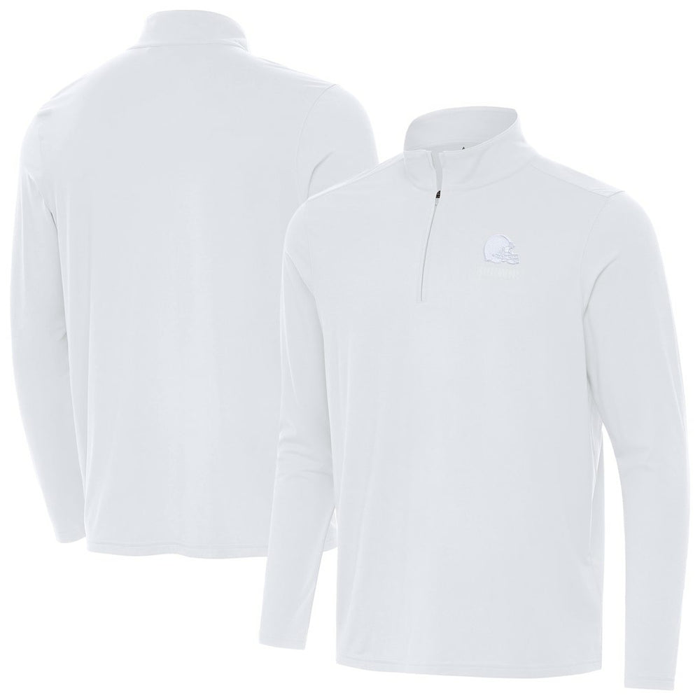 Antigua Intent Quarter-Zip Jacket - Cleveland Browns