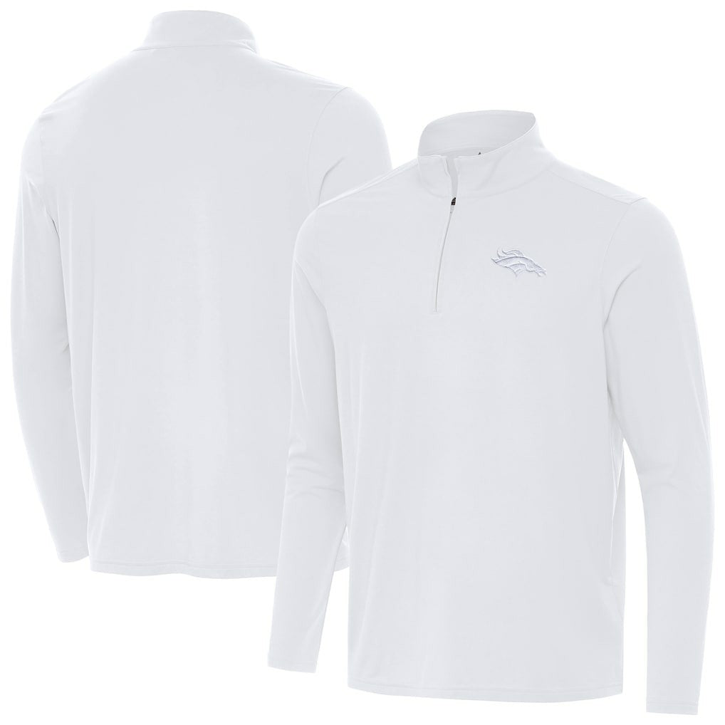 Antigua Intent Quarter-Zip Jacket - Denver Broncos