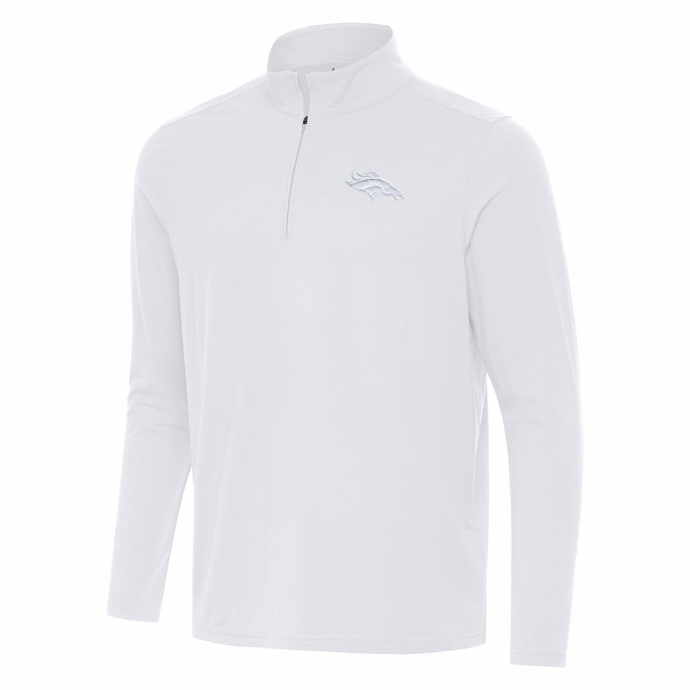 Antigua Intent Quarter-Zip Jacket - Denver Broncos