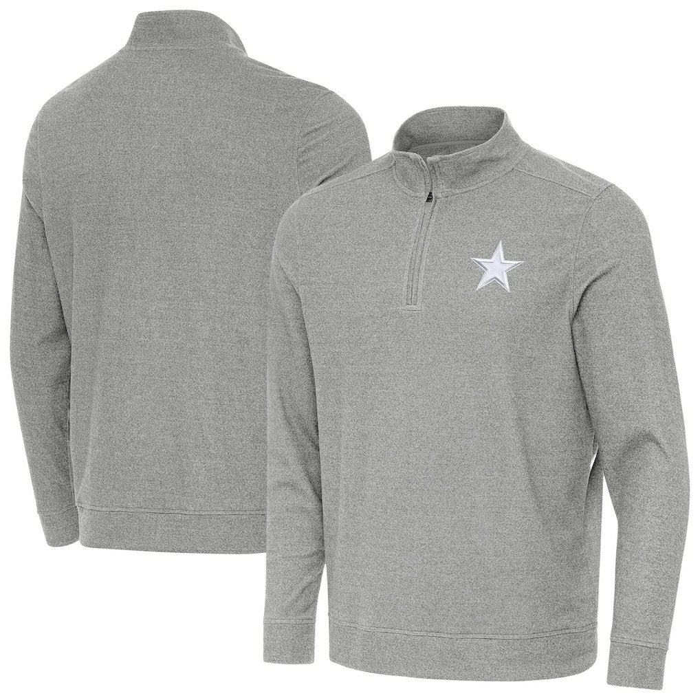 Antigua Subtle Quarter-Zip Jacket - Dallas Cowboys