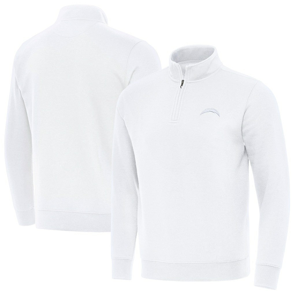 Antigua Victory Quarter-Zip Top - Los Angeles Chargers