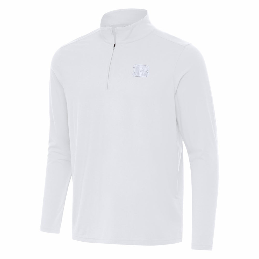 Antigua Intent Quarter-Zip Top - Cincinnati Bengals