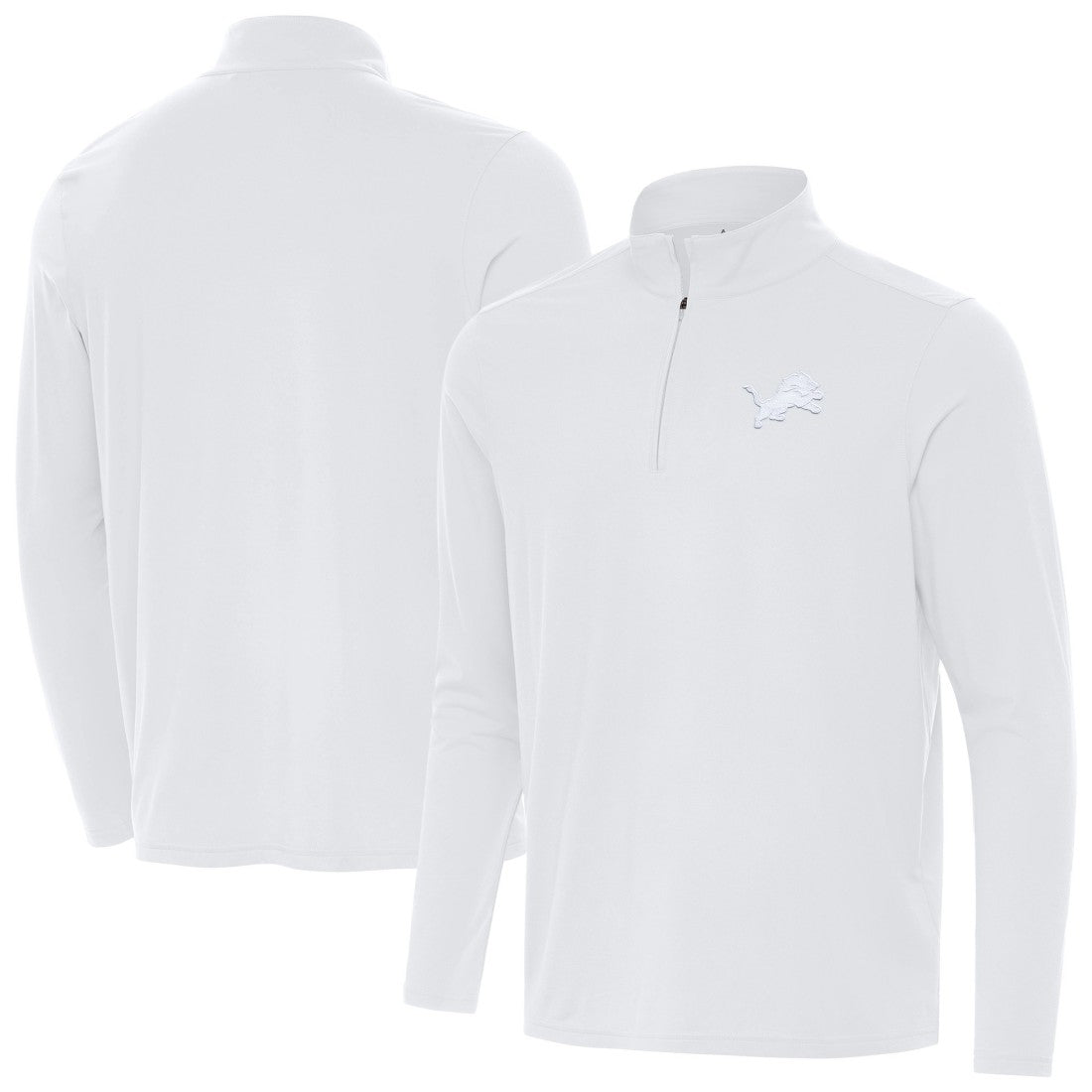 Antigua Intent Quarter-Zip Top - Detroit Lions