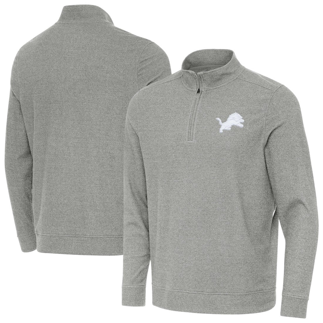 Antigua Subtle Quarter-Zip Top - Detroit Lions