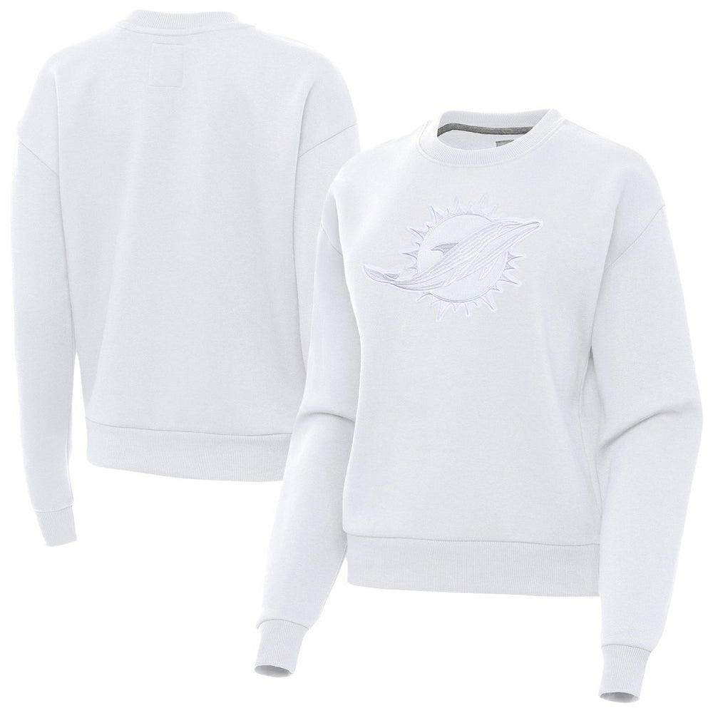 Antigua Women's Victory Pullover Sweatshirt - Miami Dolphins