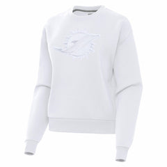 Antigua Women's Victory Pullover Sweatshirt - Miami Dolphins