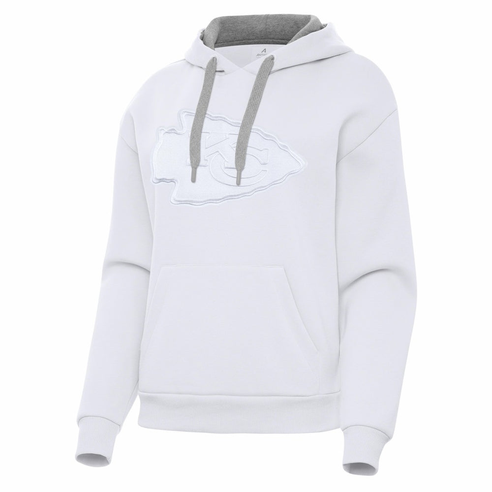 Antigua Women's Victory Pullover Hoodie - Kansas City Chiefs