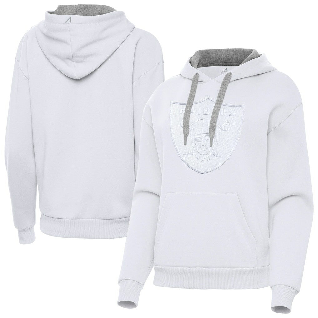 Antigua Women's Victory Pullover Hoodie - Las Vegas Raiders