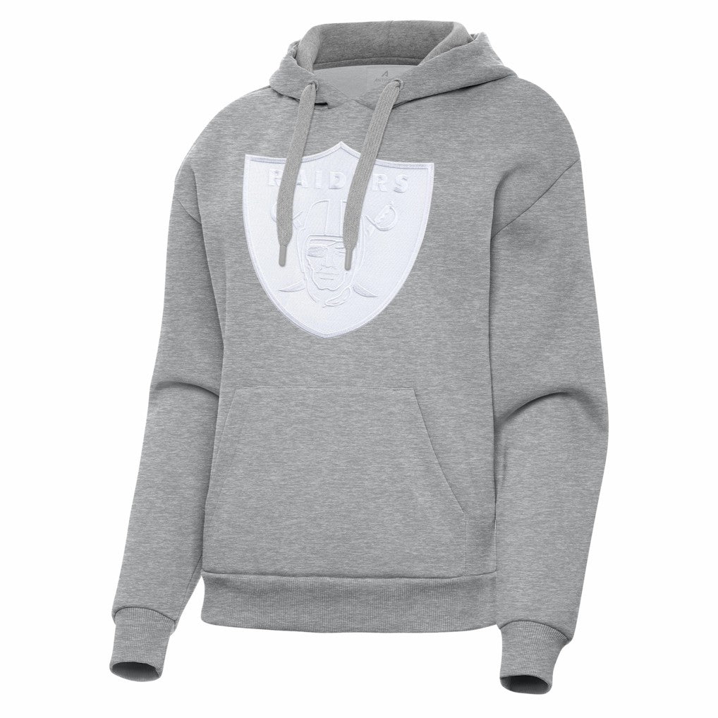 Antigua Women's Victory Pullover Hoodie - Las Vegas Raiders