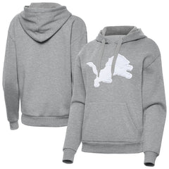 Antigua Women's Victory Pullover Hoodie - Detroit Lions