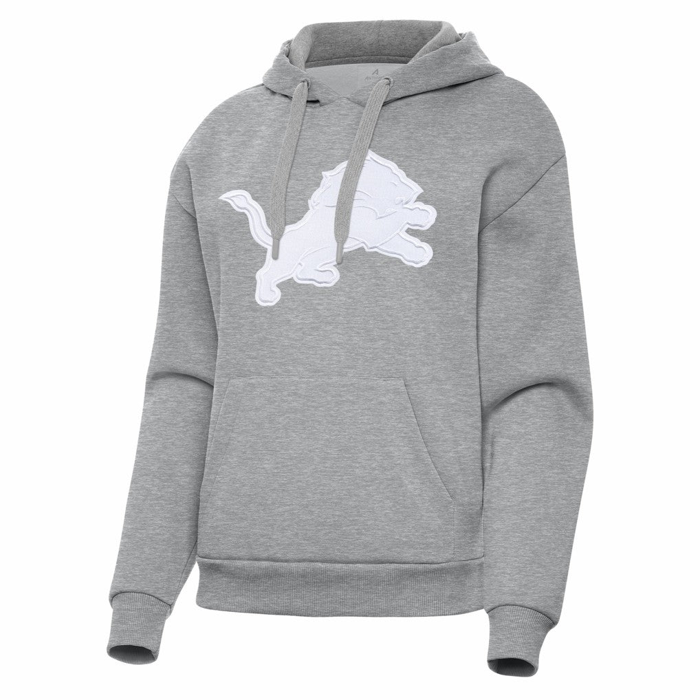 Antigua Women's Victory Pullover Hoodie - Detroit Lions