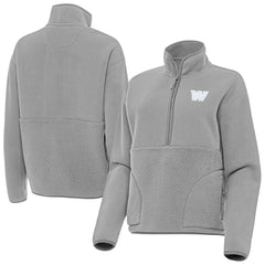 Antigua Women's Figure Half-Zip Sweatshirt - Washington Commanders