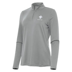 Antigua Women's Reprocess Quarter-Zip Top - New Orleans Saints