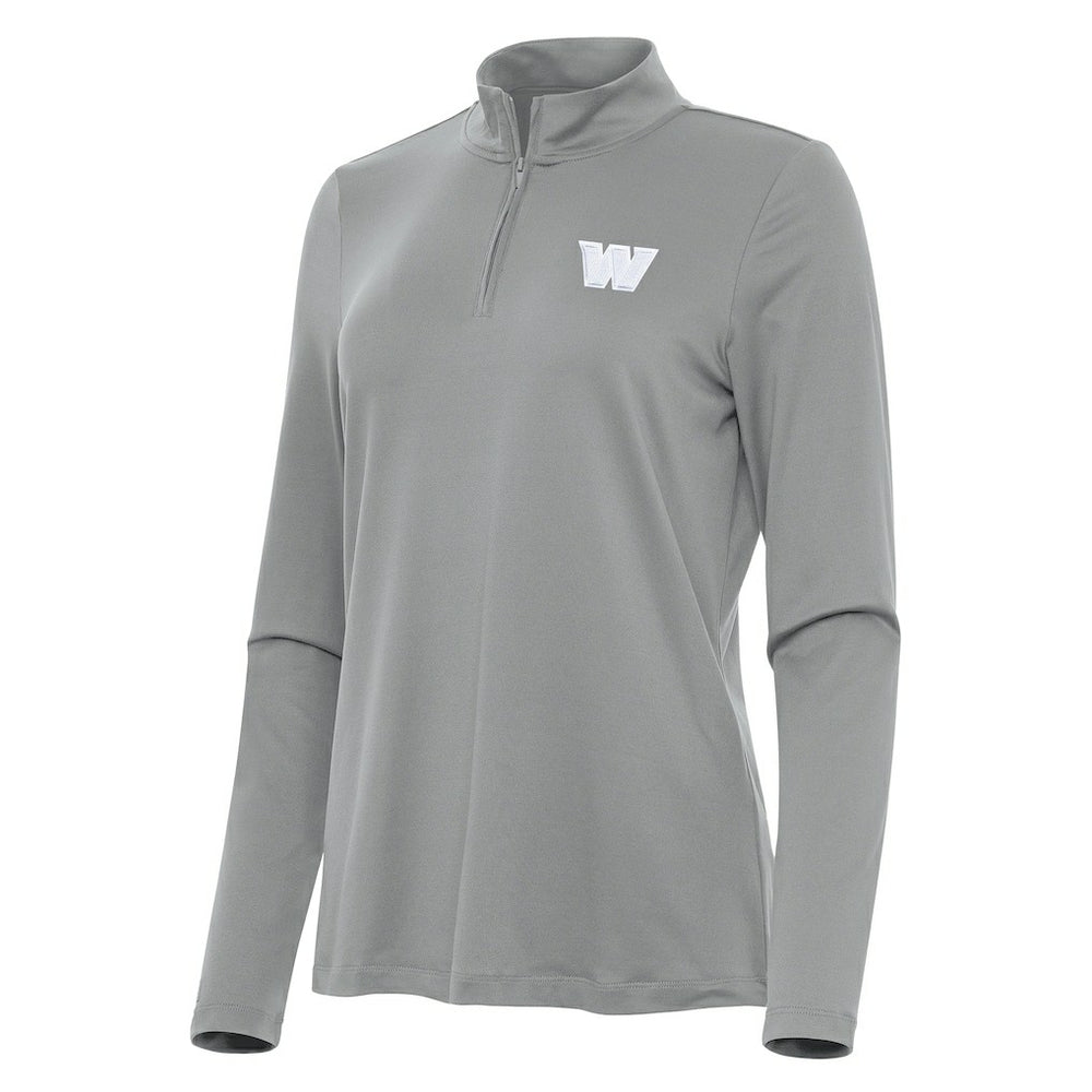 Antigua Women's Reprocess Quarter-Zip Top - Washington Commanders