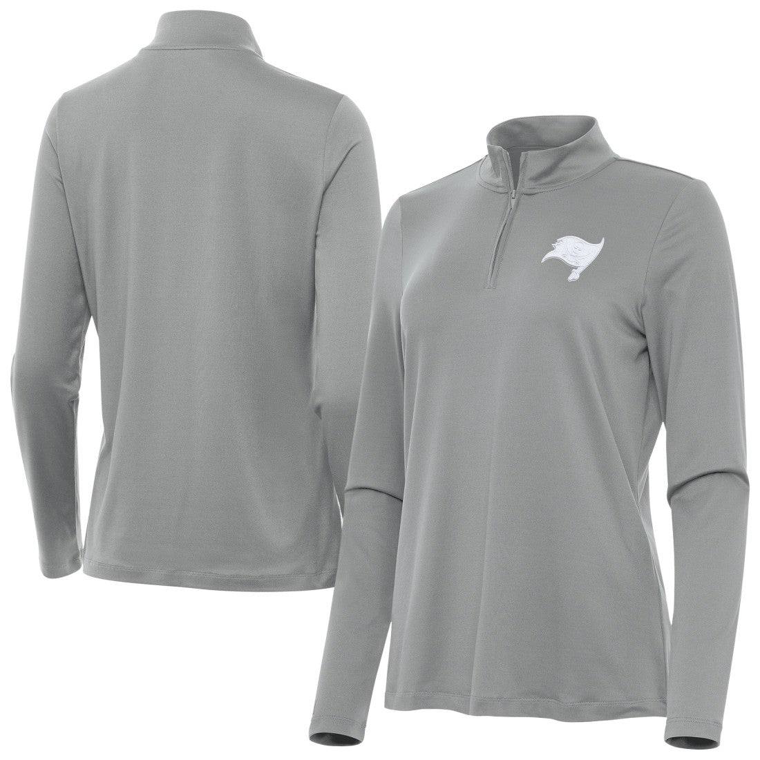 Antigua Women's Reprocess Quarter-Zip Top - Tampa Bay Buccaneers